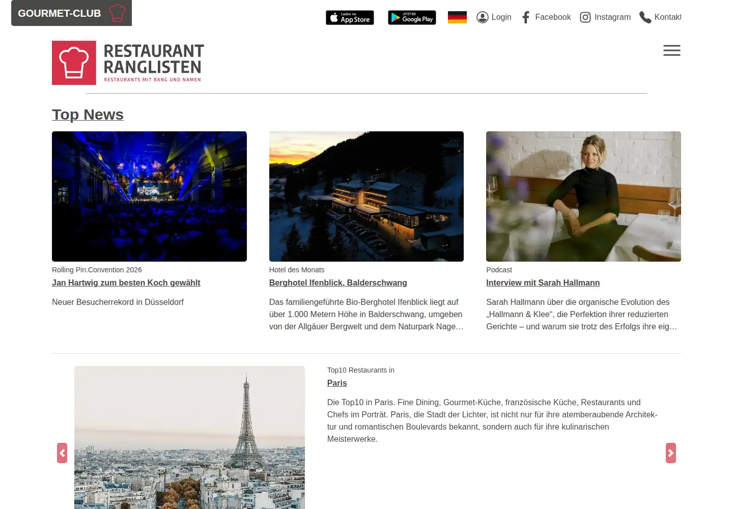 Screenshot of restaurant-ranglisten.de