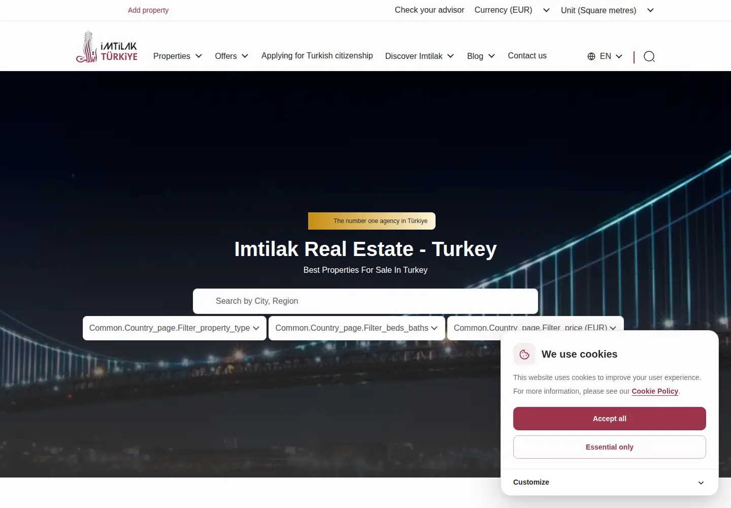Screenshot of imtilak.net