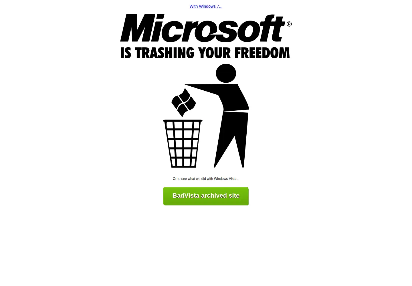 Screenshot of badvista.org