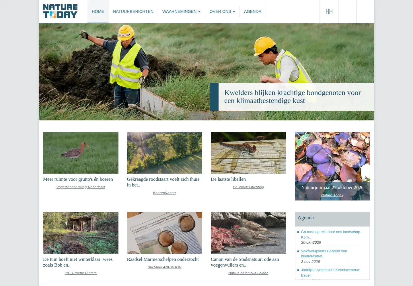 Screenshot of natuurbericht.nl