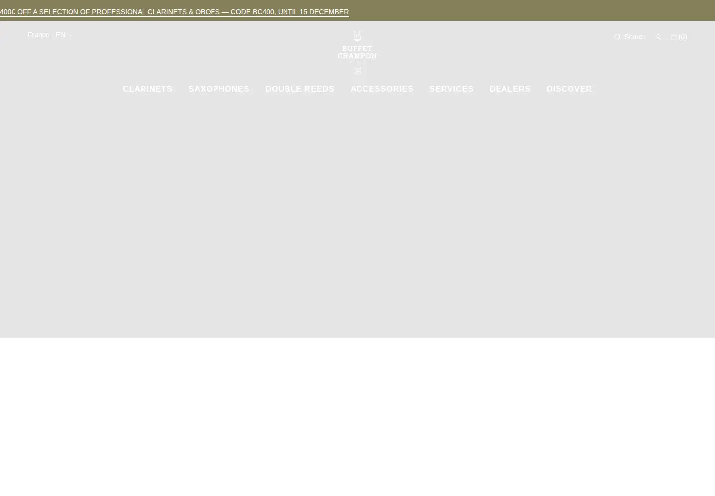 Screenshot of buffet-crampon.com