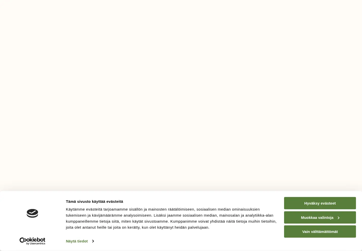 Screenshot of suomenluonto.fi