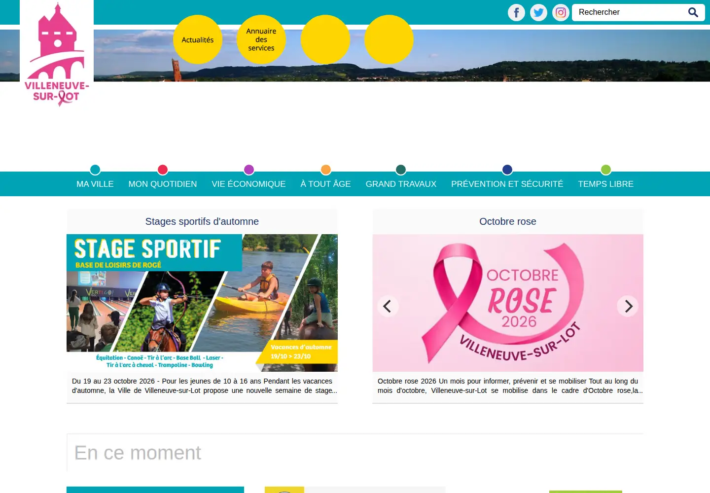Screenshot of ville-villeneuve-sur-lot.fr