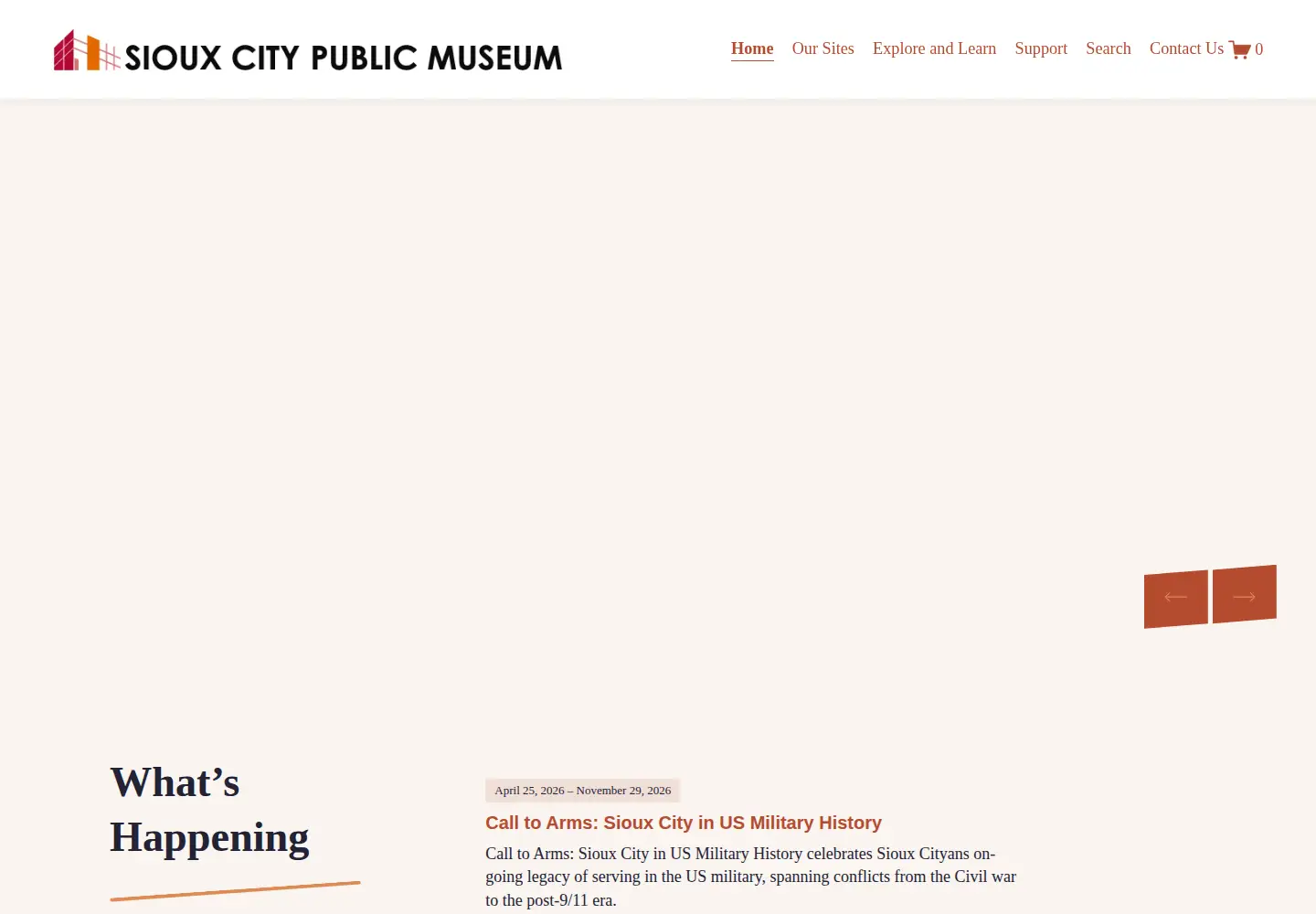 Screenshot of siouxcityhistory.org