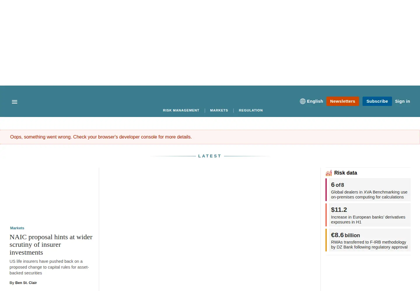 Screenshot of hedgefundsreview.com