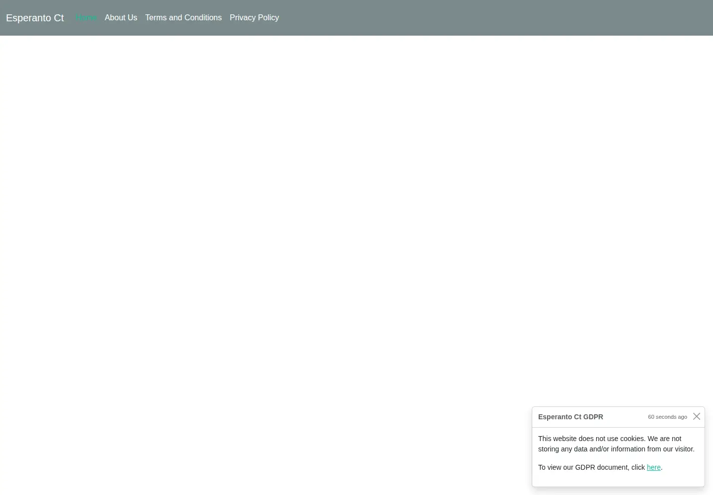 Screenshot of esperanto-ct.org