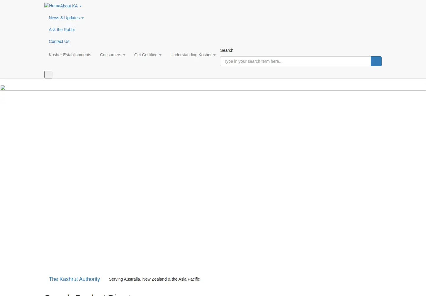 Captured homepage of ka.org.au in the current scan