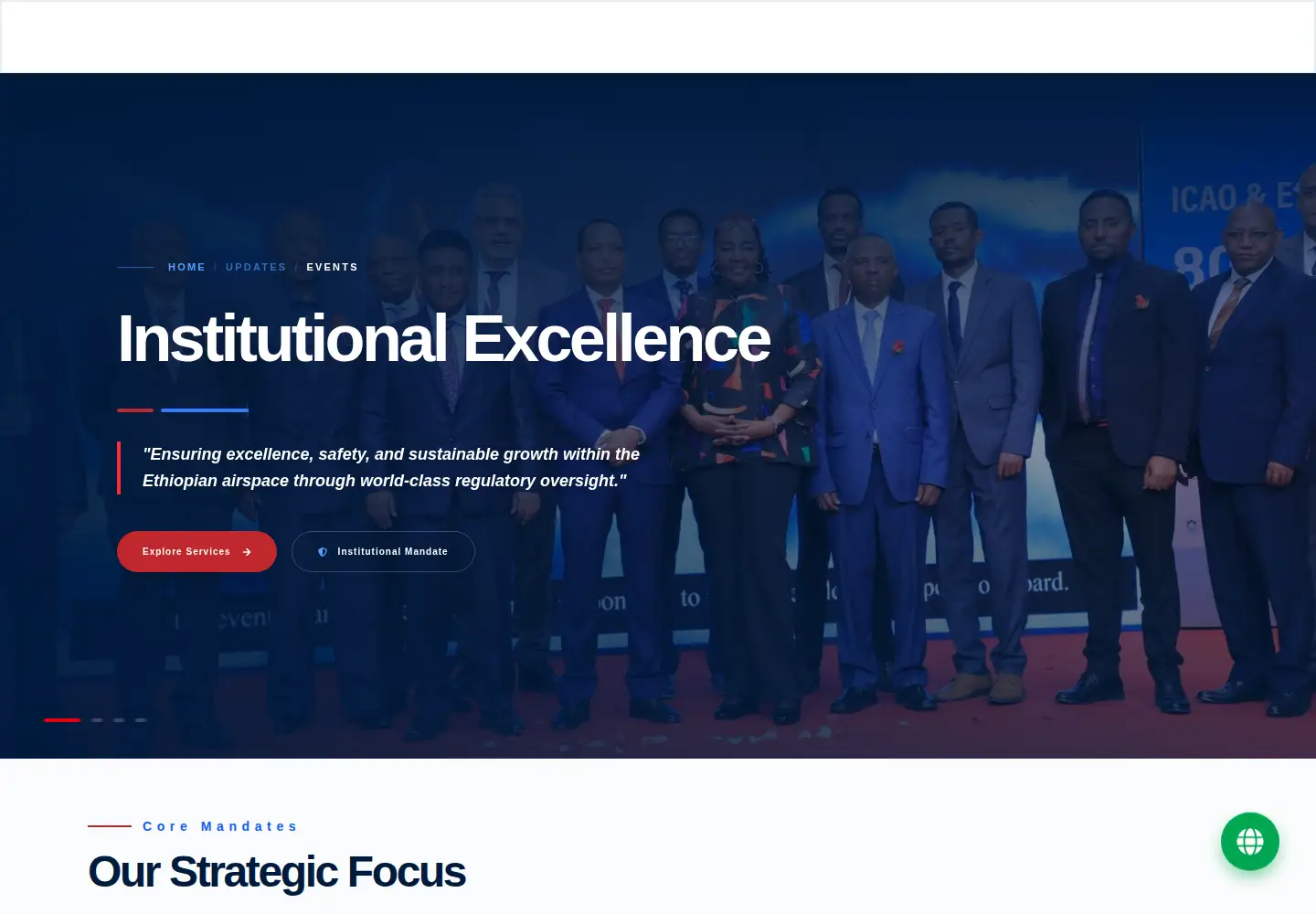 Screenshot of ecaa.gov.et