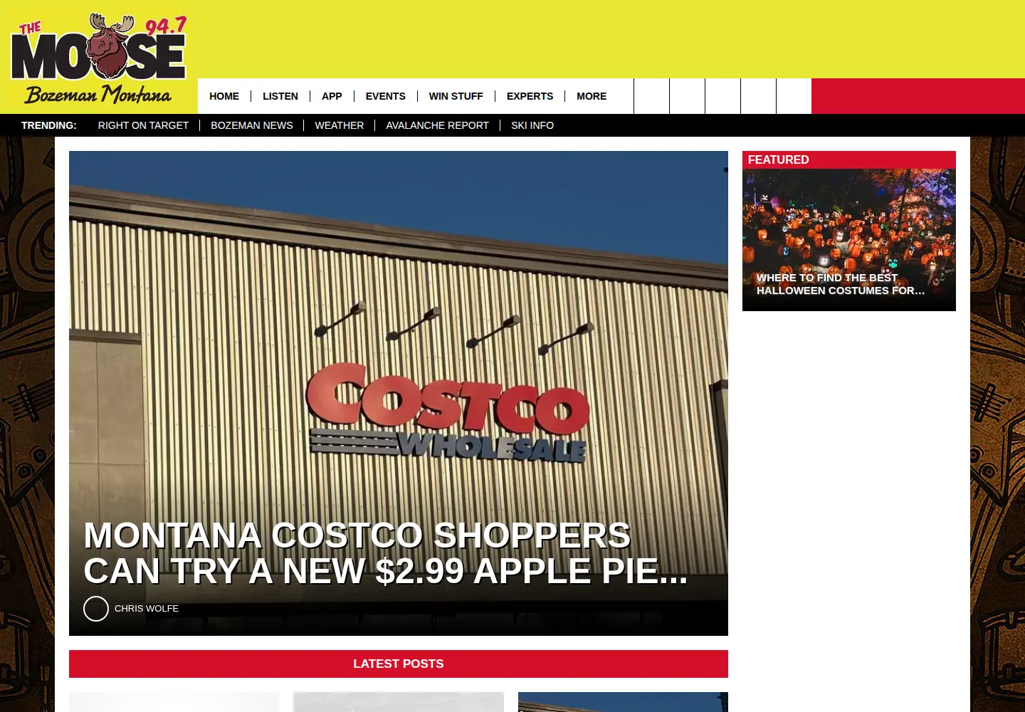 Screenshot of mooseradio.com