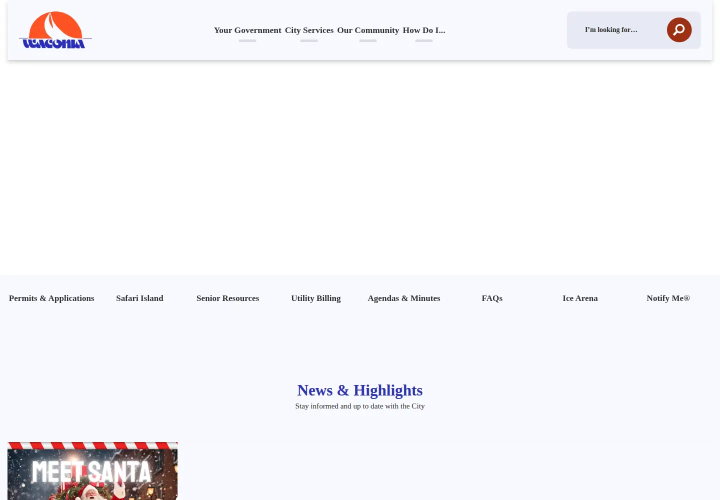 Screenshot of waconia.org