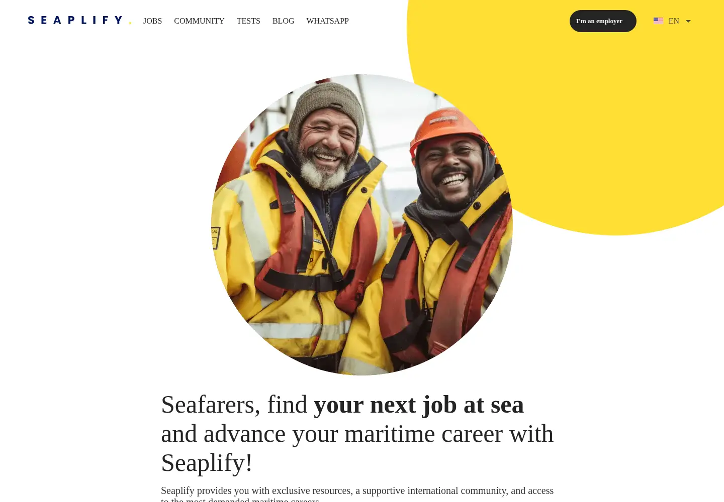 Screenshot of seaplify.com