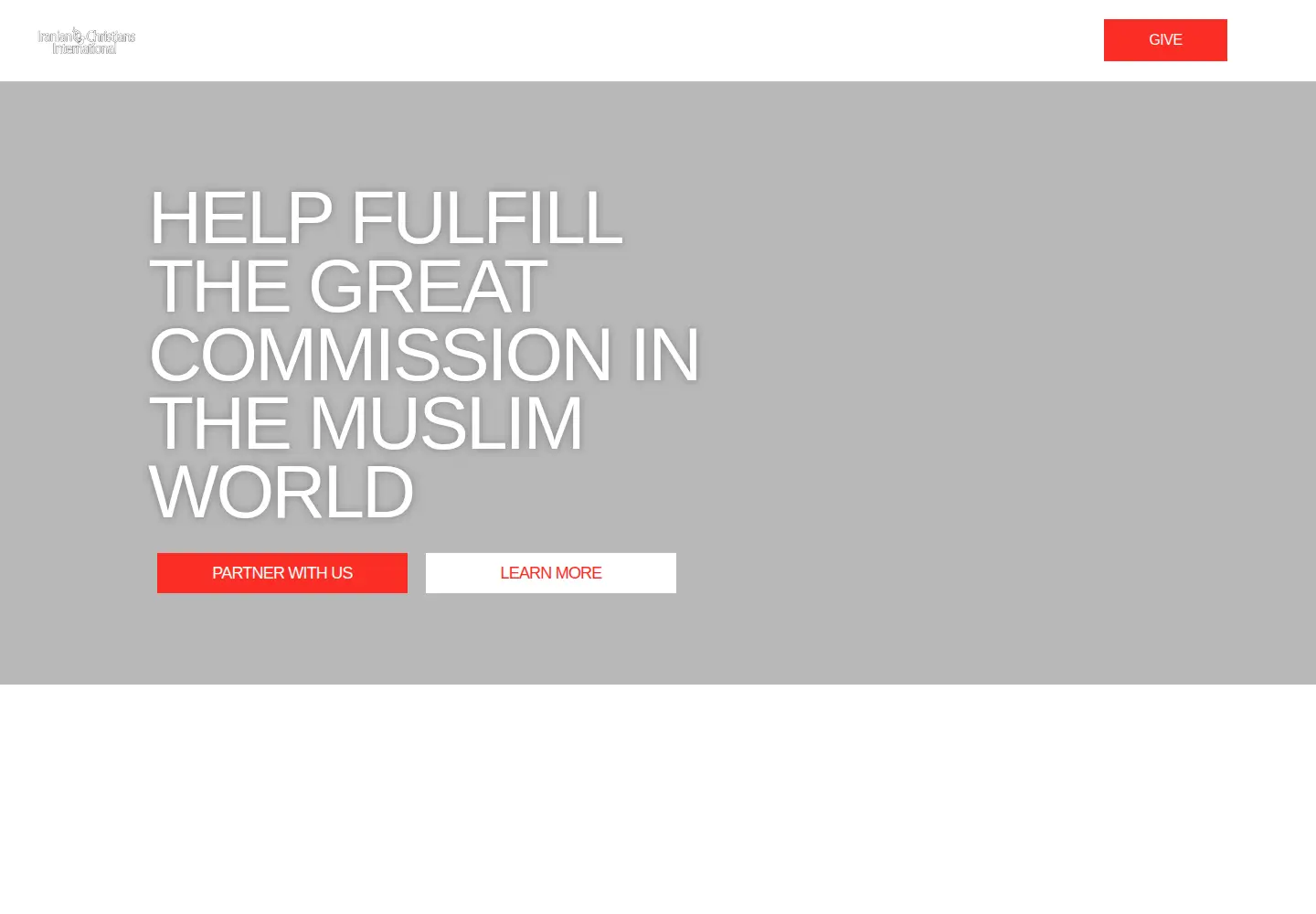 Screenshot of iranchristians.org