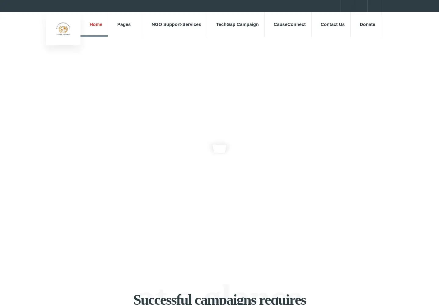 Screenshot of trustngoprojects.org
