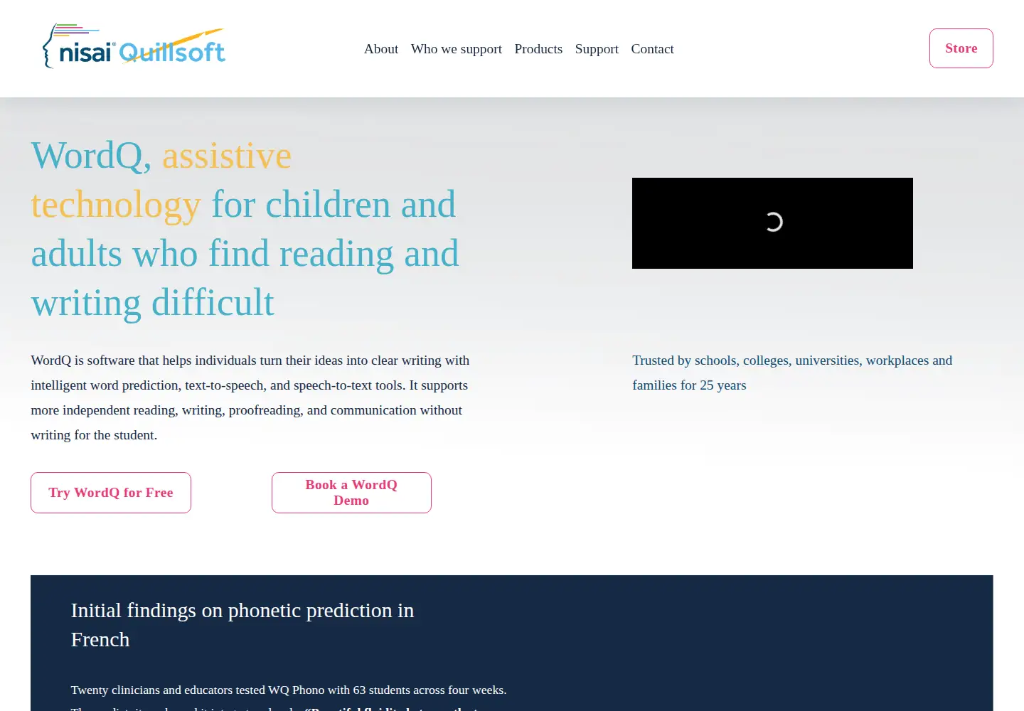 Screenshot of quillsoft.ca