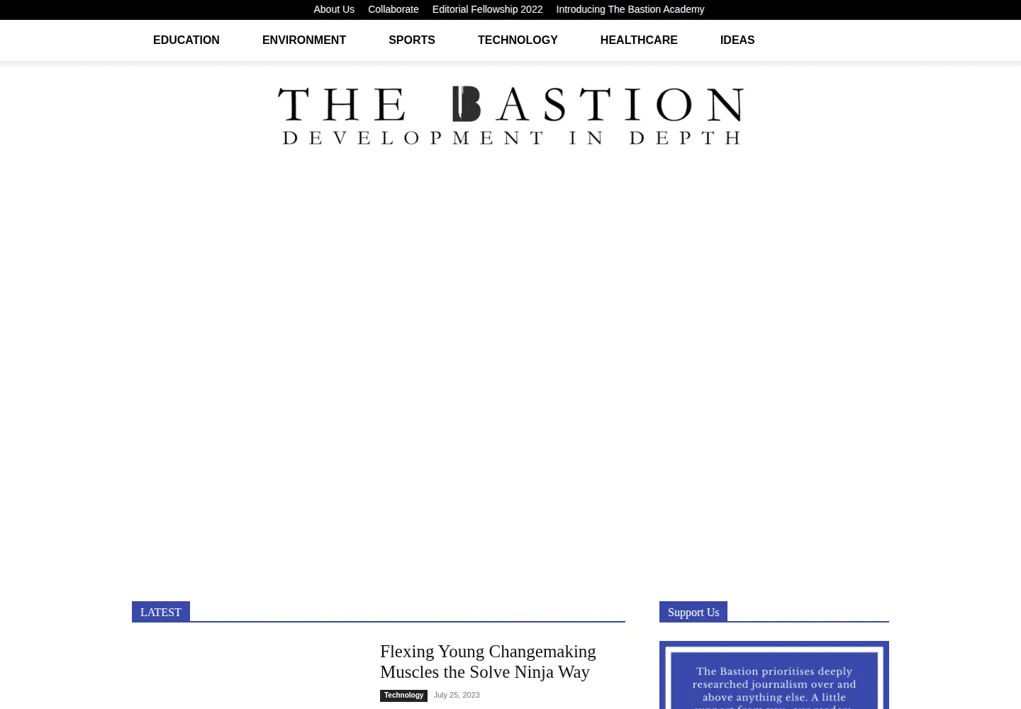 Screenshot of thebastion.co.in