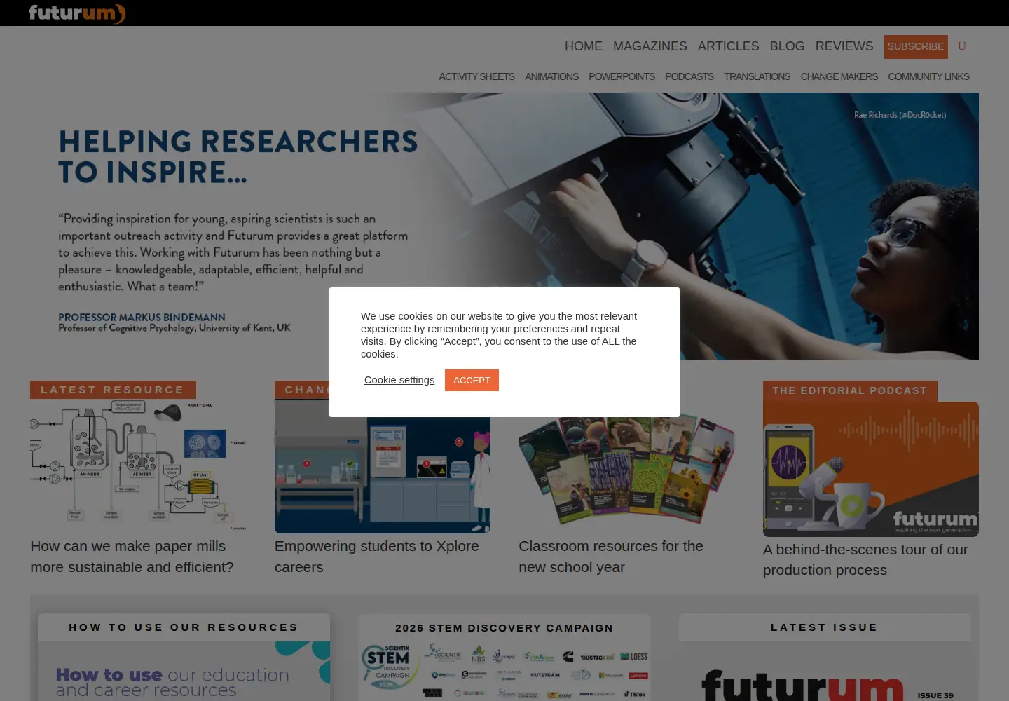 Screenshot of futurumcareers.com