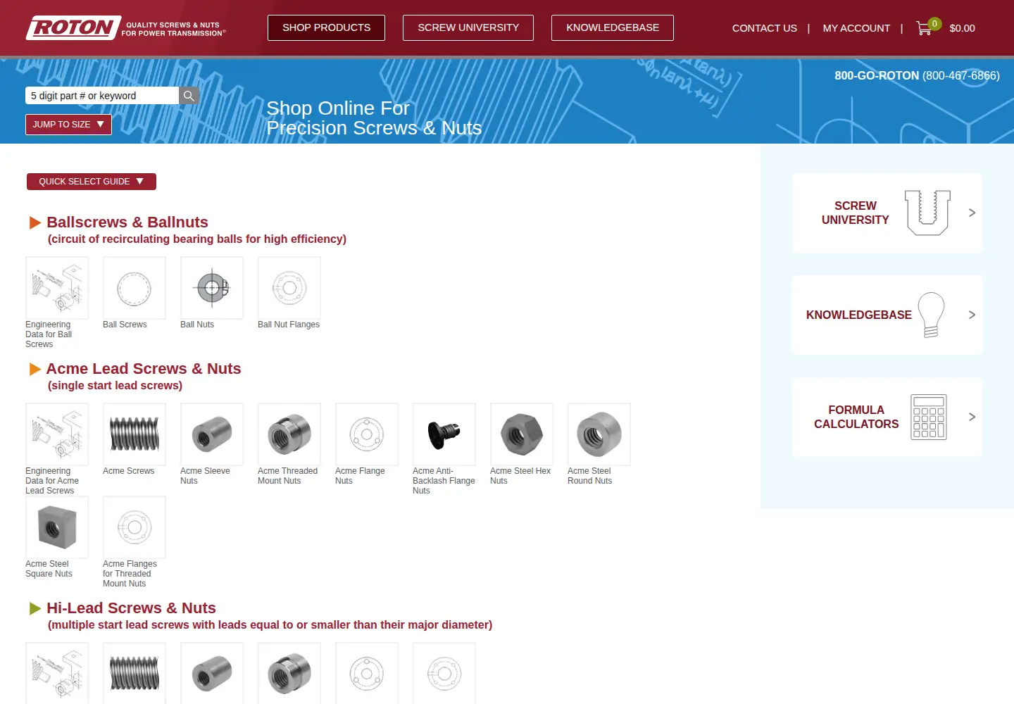 Screenshot of roton.com
