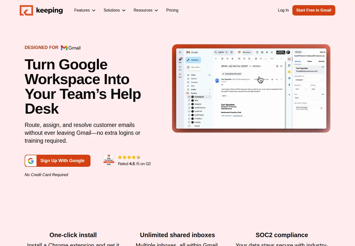 Screenshot of keeping.com