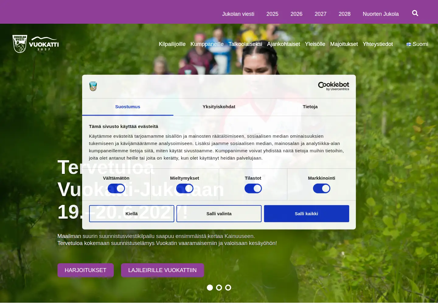 Screenshot of jukola.com