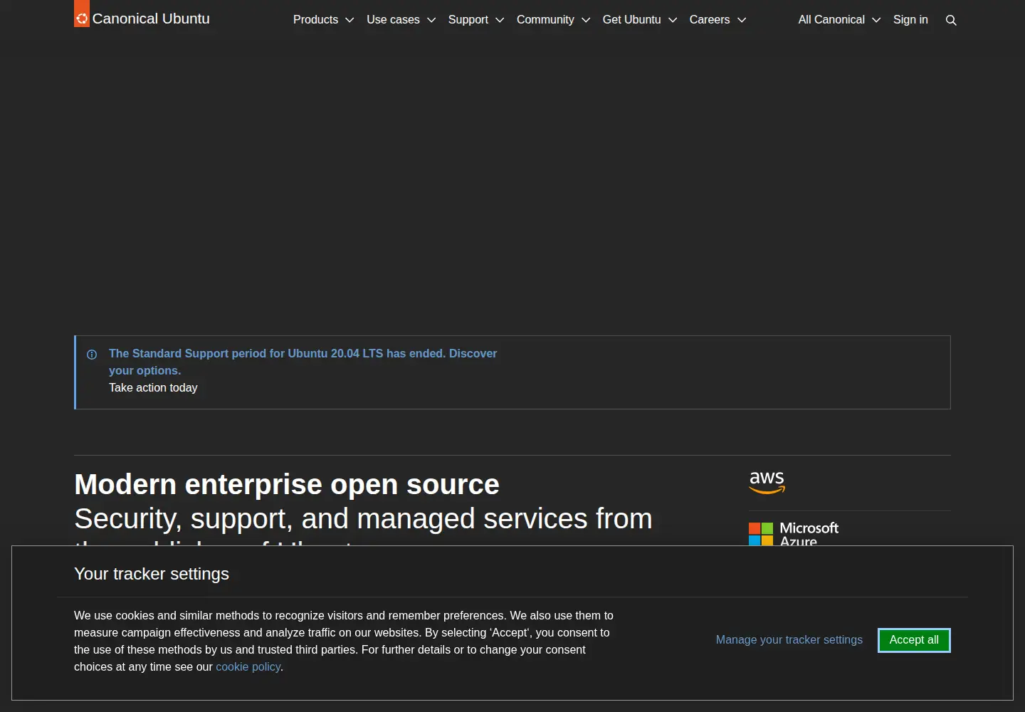 Screenshot of ubuntu-br.org