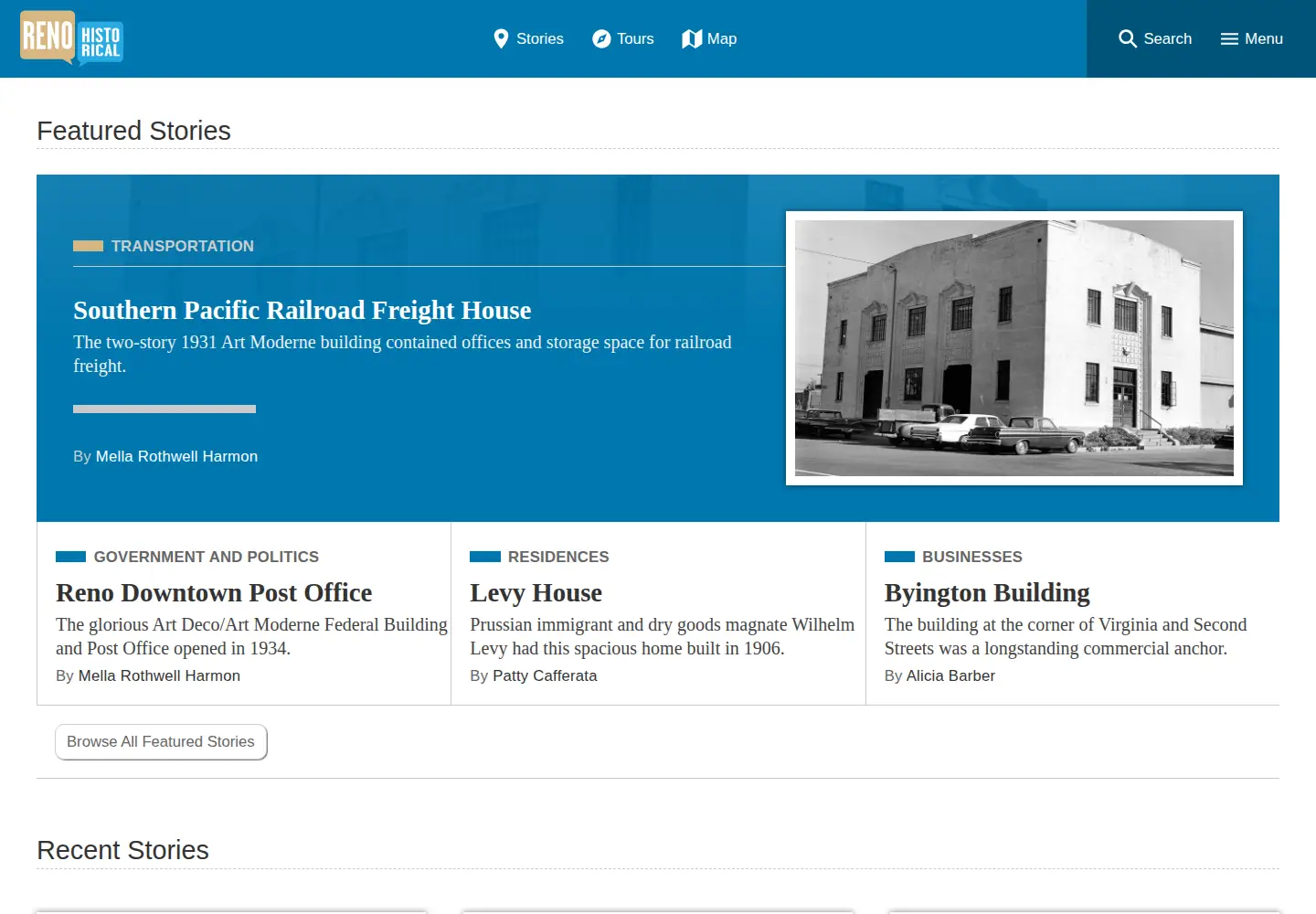 Screenshot of renohistorical.org