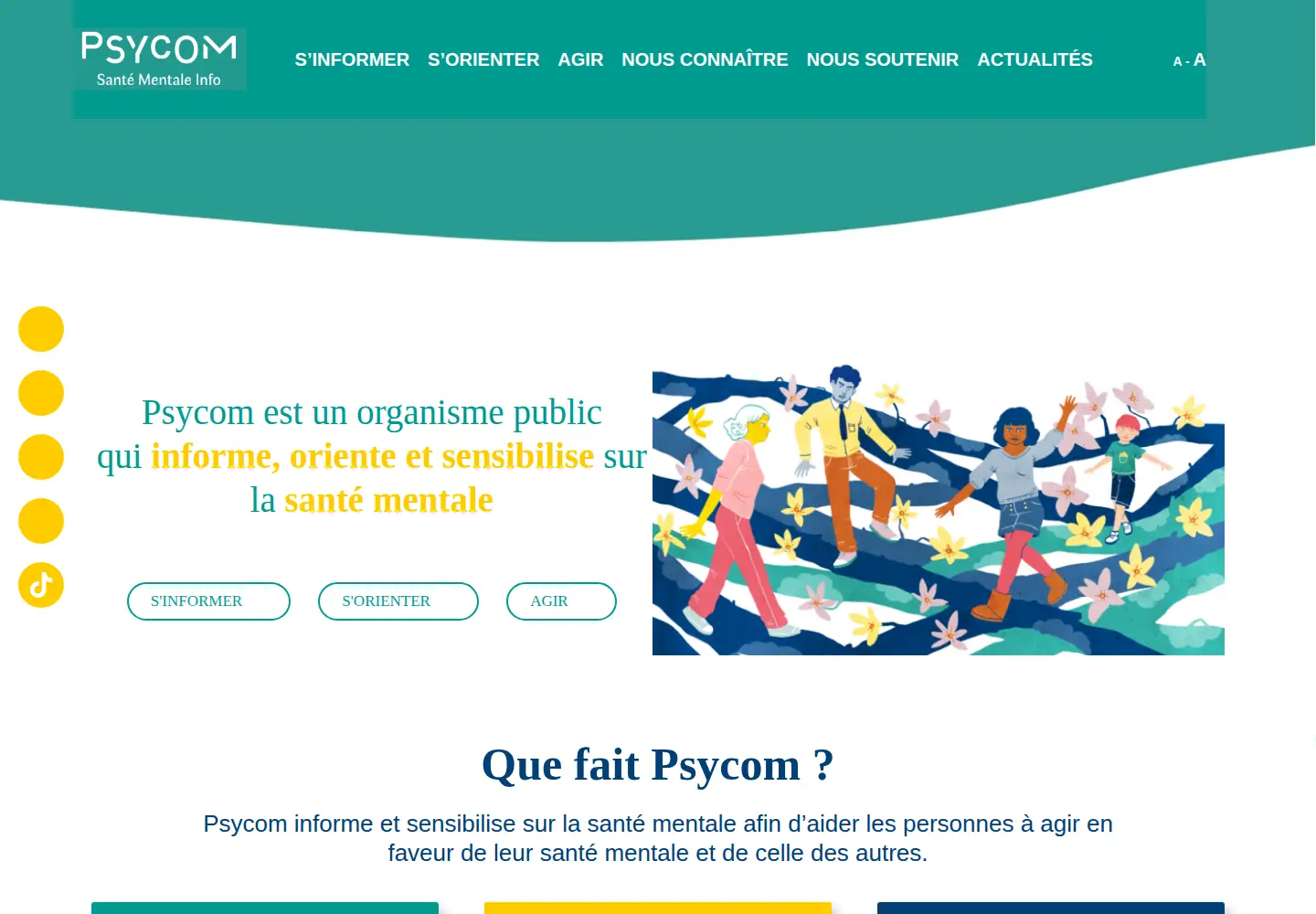 Captured homepage of psycom.org in the current scan