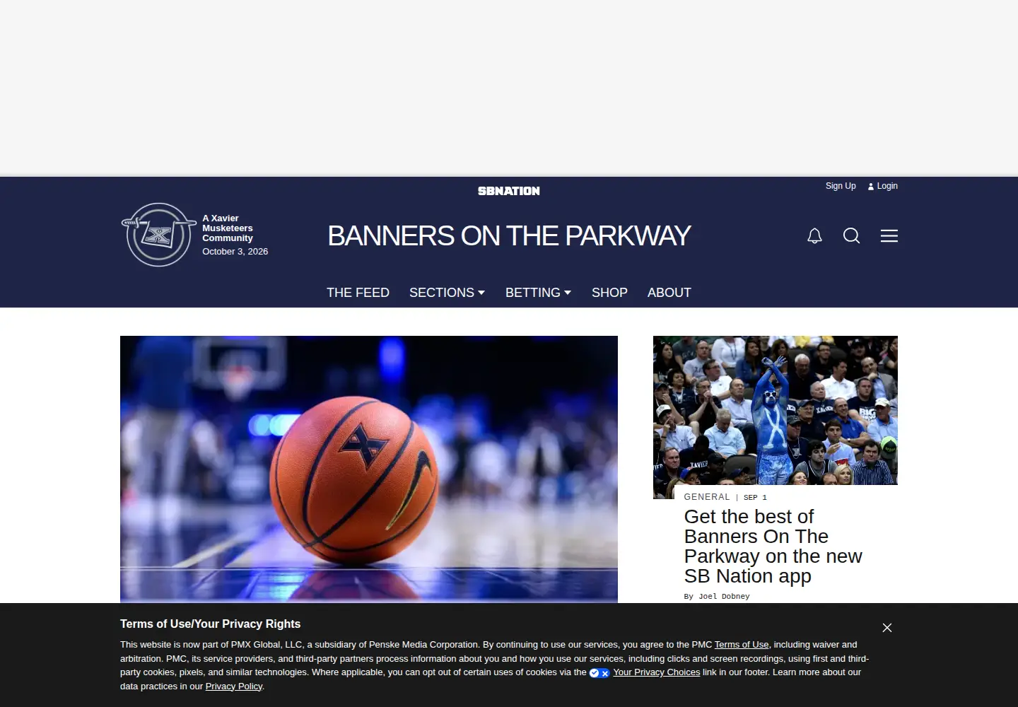 Screenshot of bannersontheparkway.com