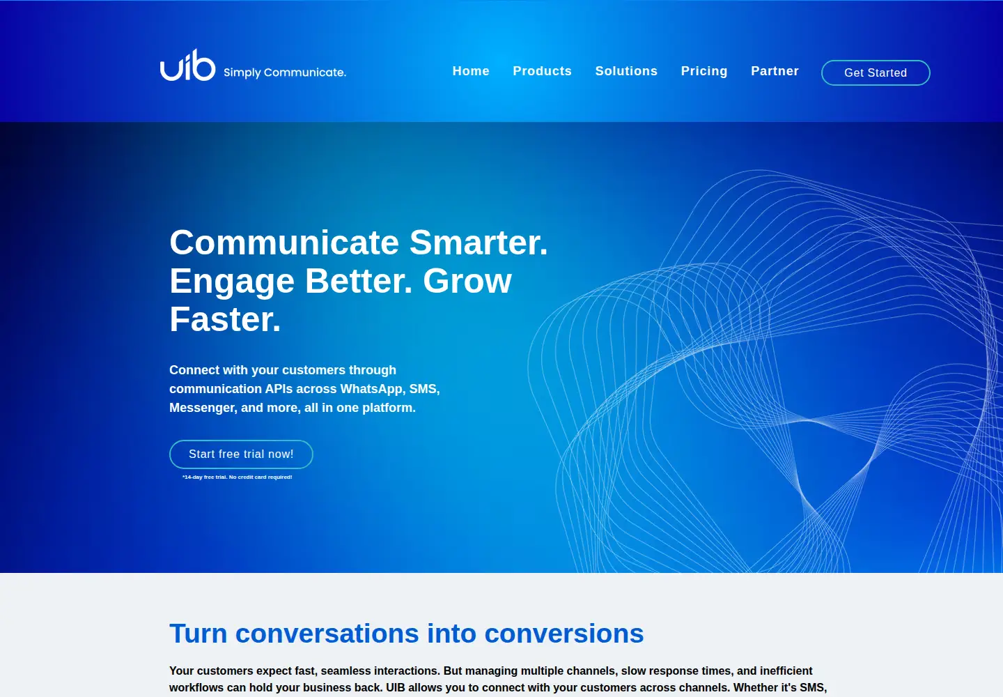 Captured homepage of uib.ai in the current scan