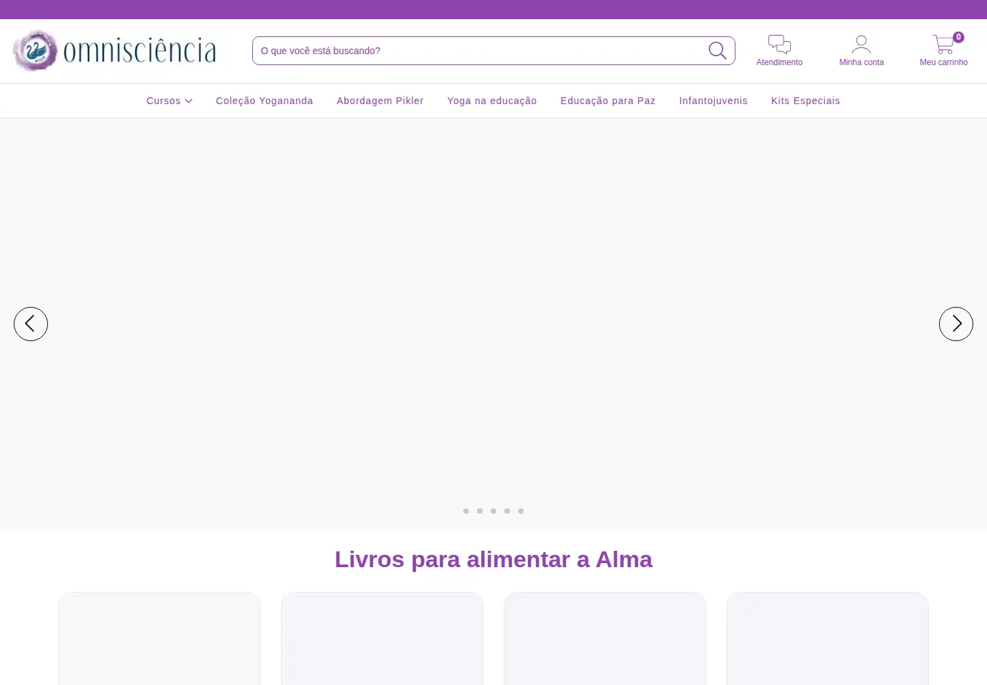 Captured homepage of omnisciencia.com.br in the current scan