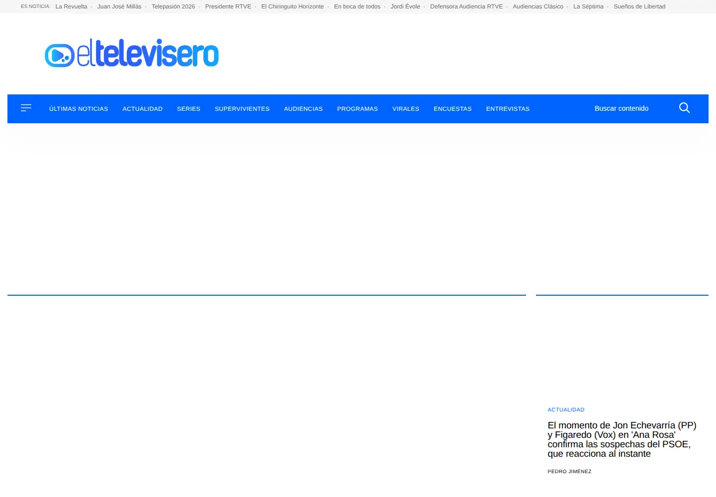 Screenshot of eltelevisero.com