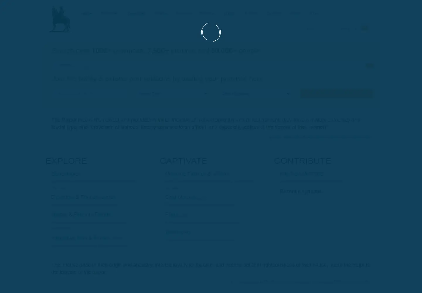 Screenshot of indianrajputs.com