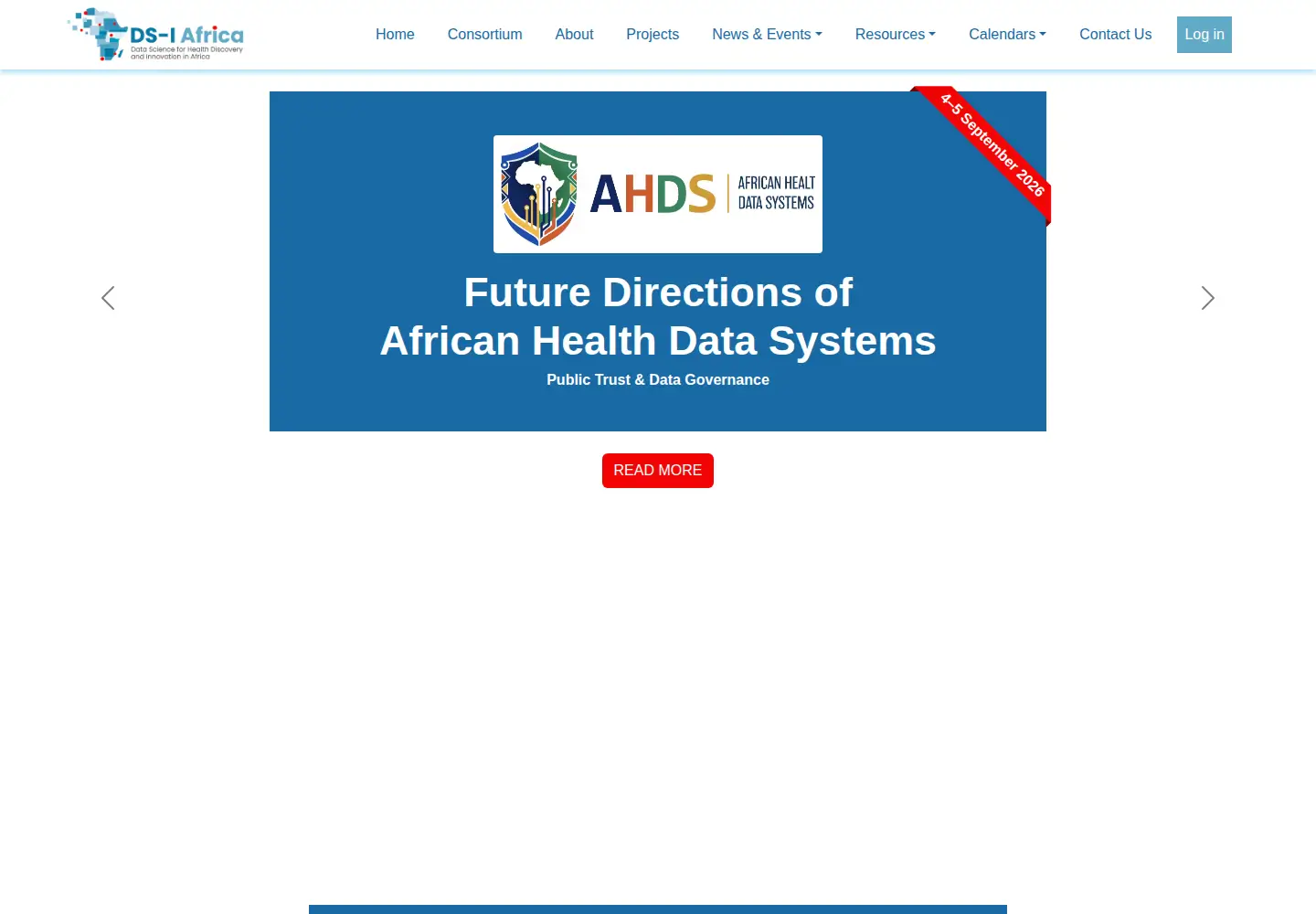 Screenshot of dsi-africa.org
