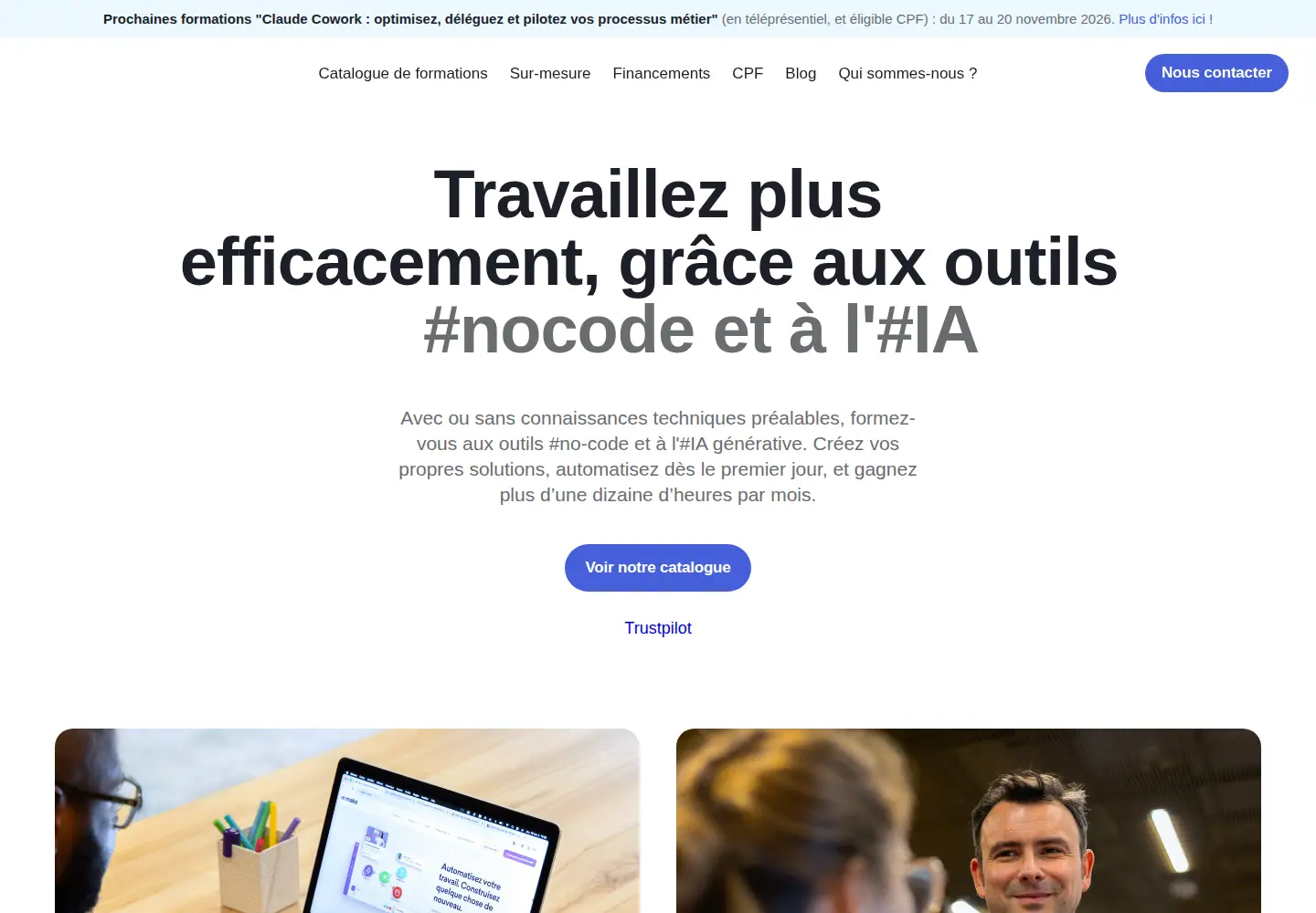 Captured homepage of contournement.io in the current scan