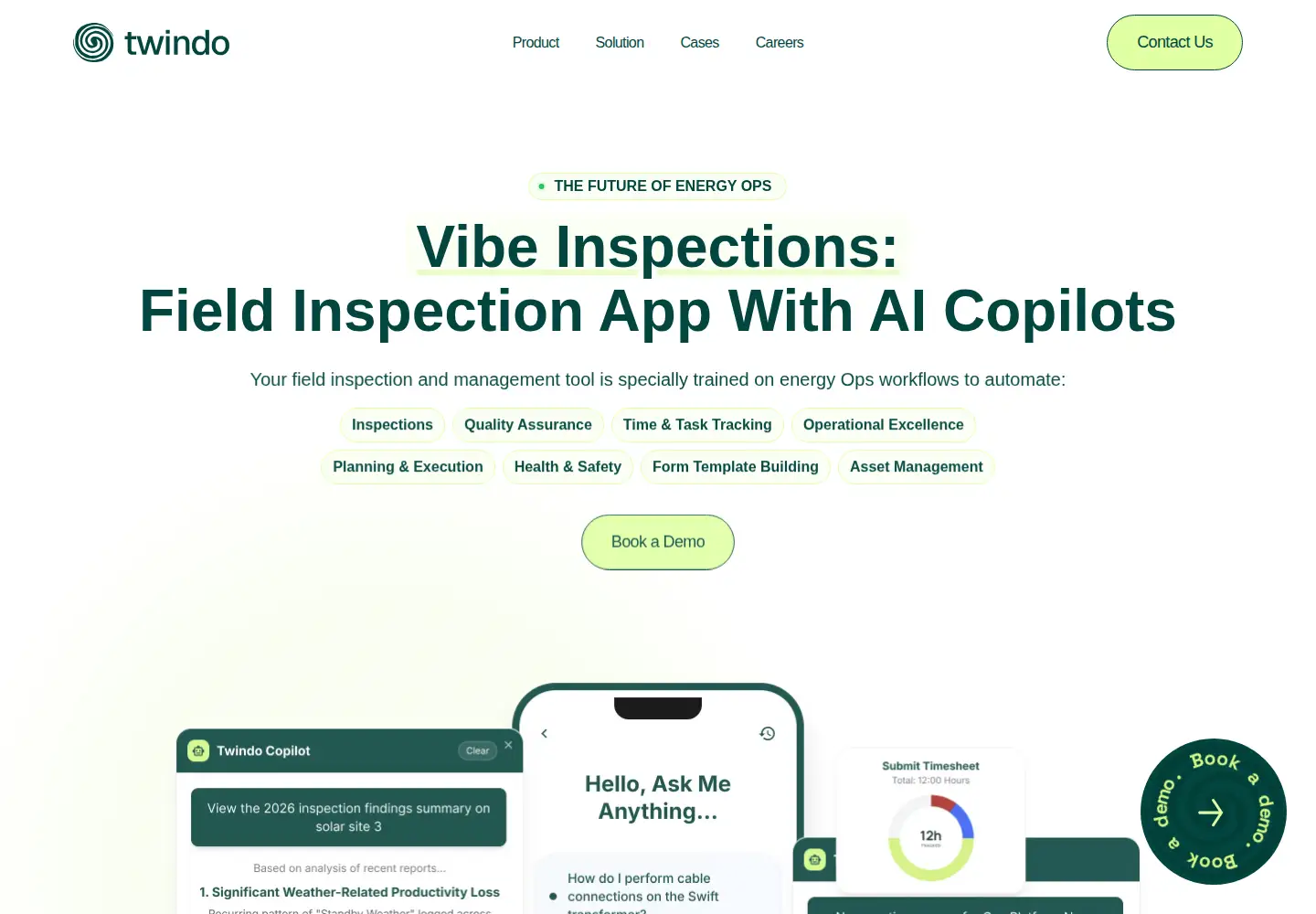 Screenshot of twindo.ai