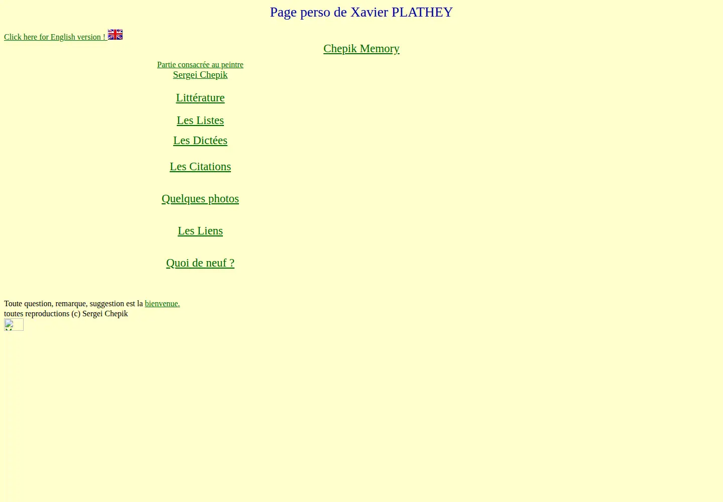 Screenshot of plathey.net