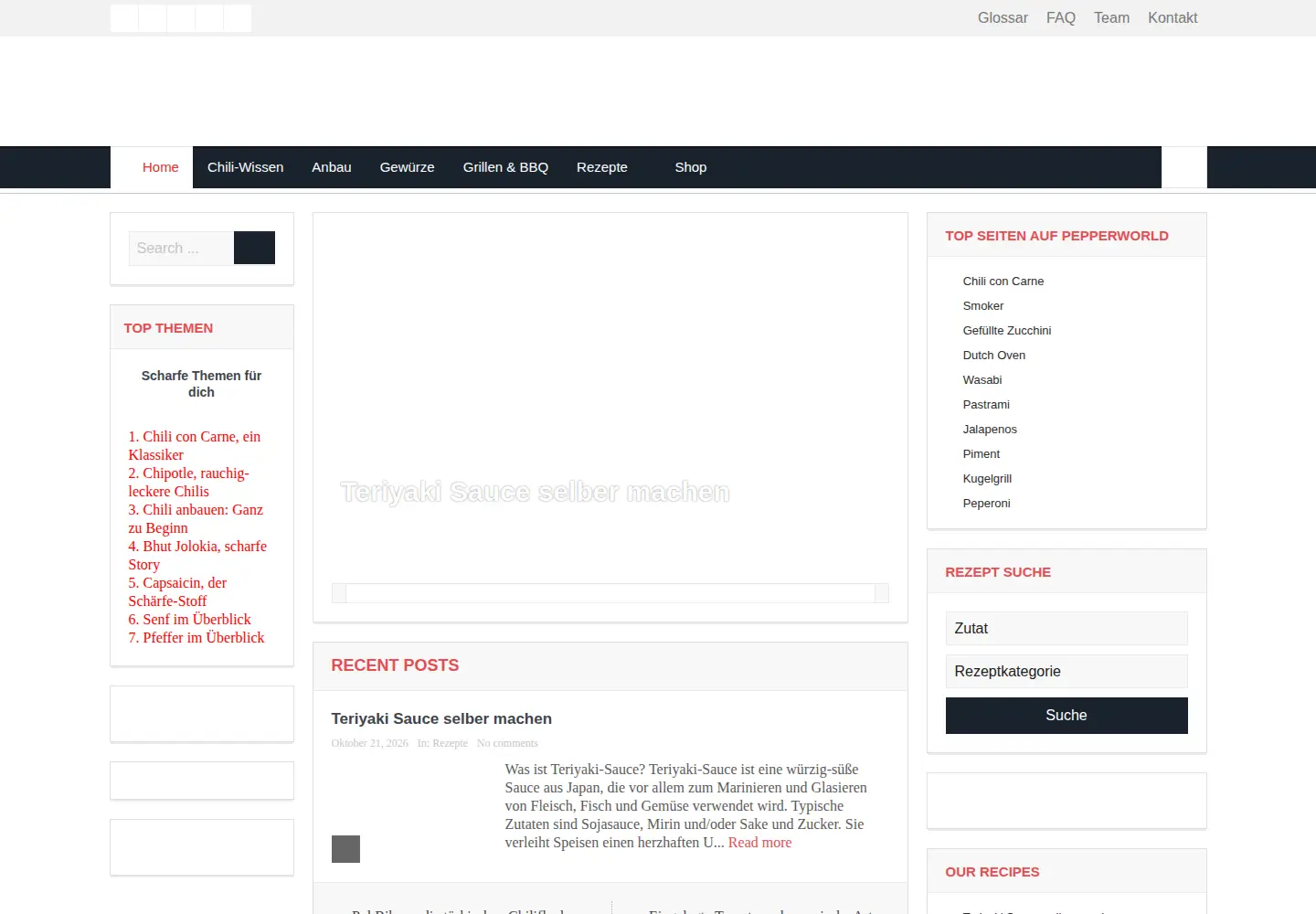 Screenshot of pepperworld.com