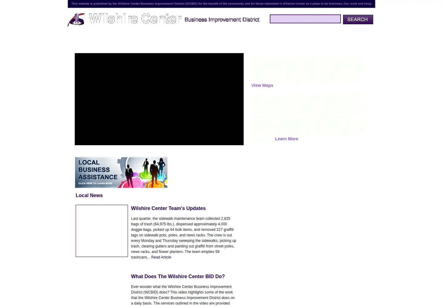 Screenshot of wilshirecenter.com
