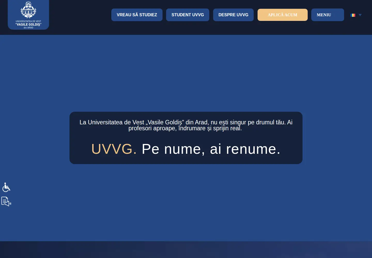 Screenshot of uvvg.ro