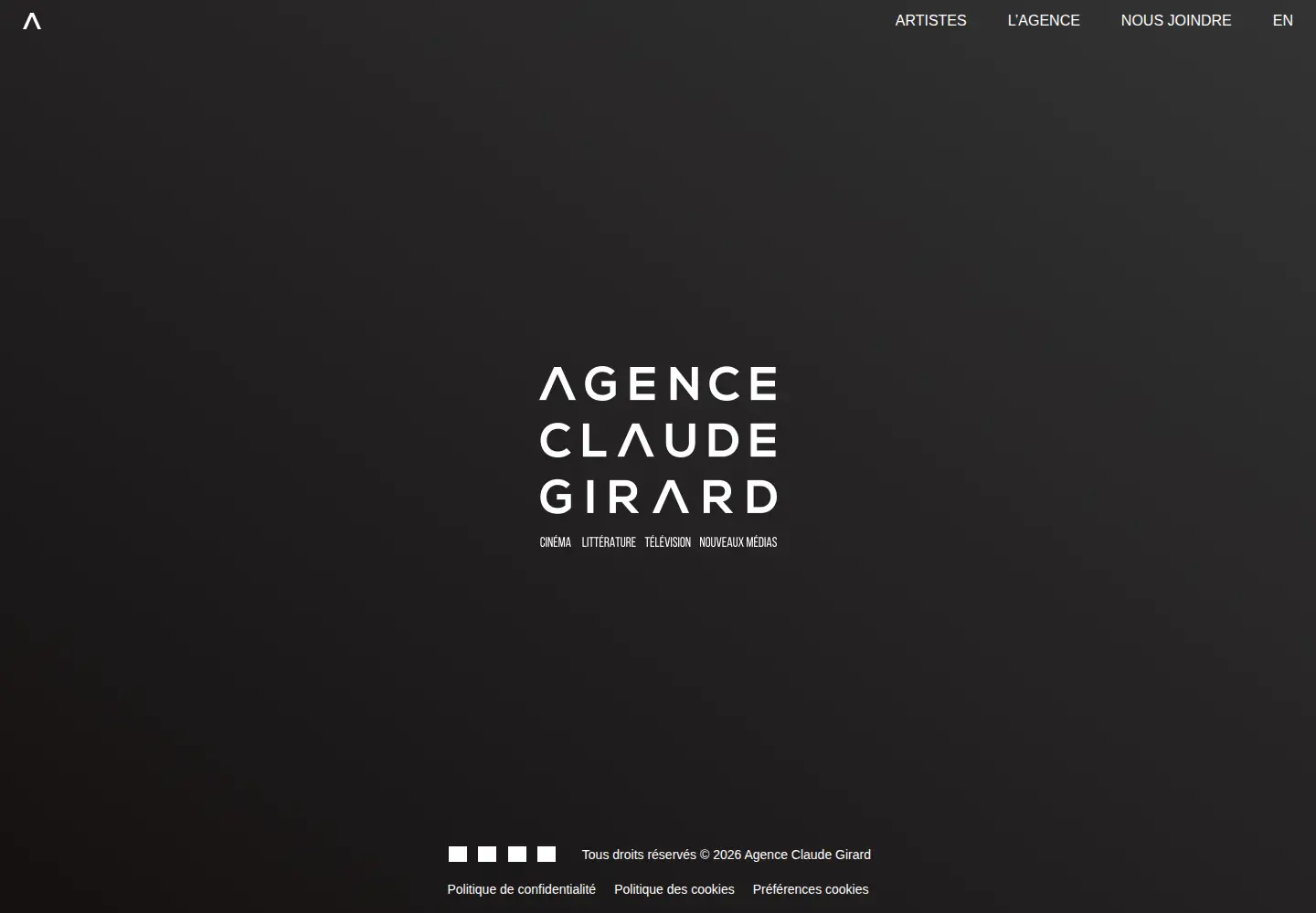 Screenshot of claudegirard.com
