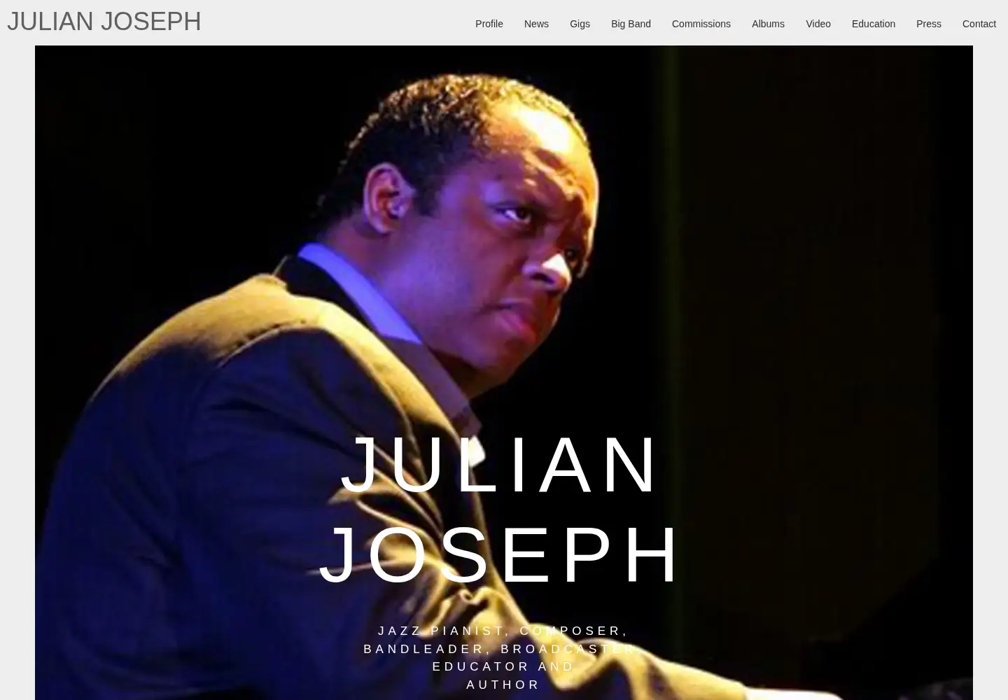 Screenshot of julianjoseph.com