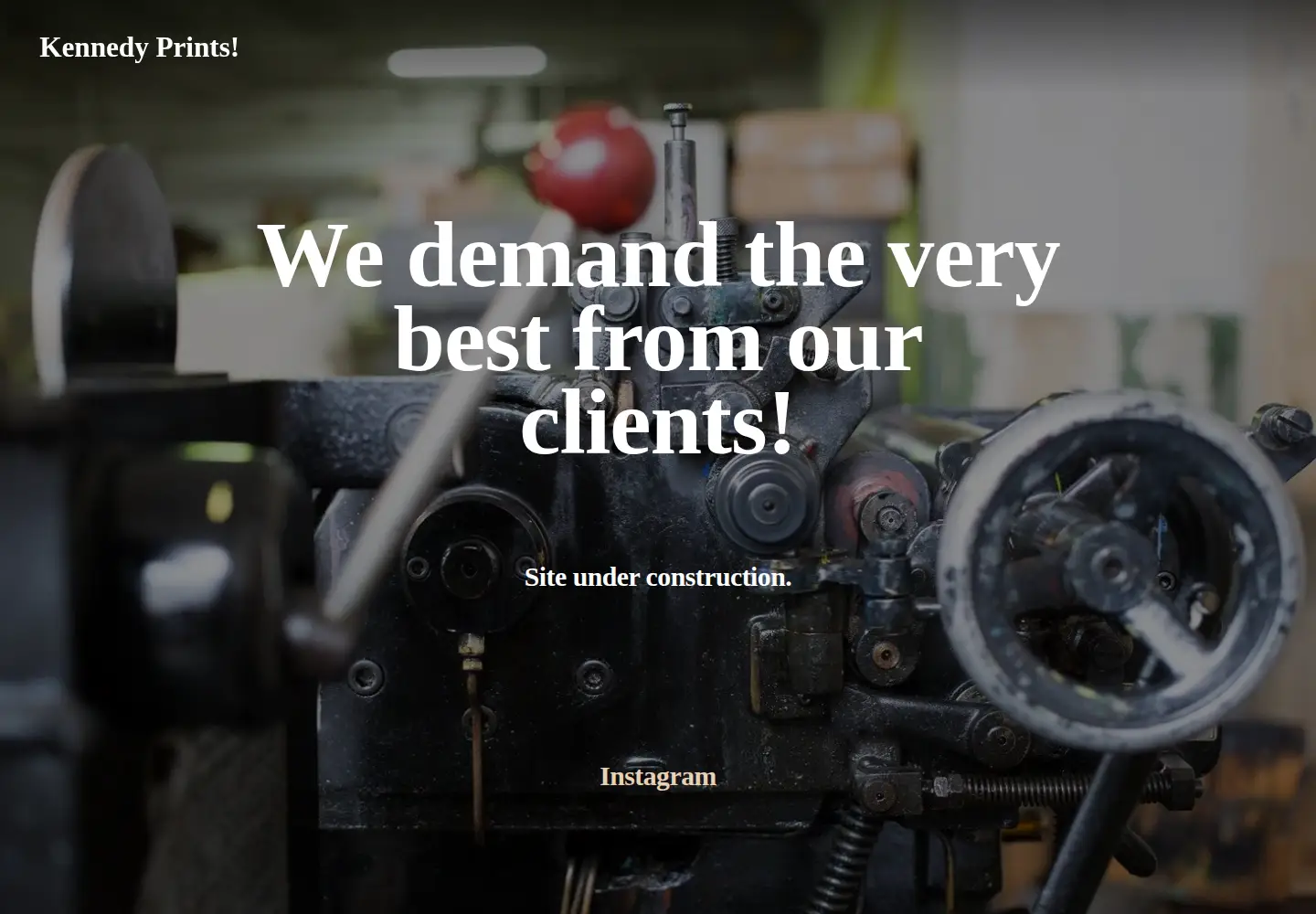 Screenshot of kennedyprints.com