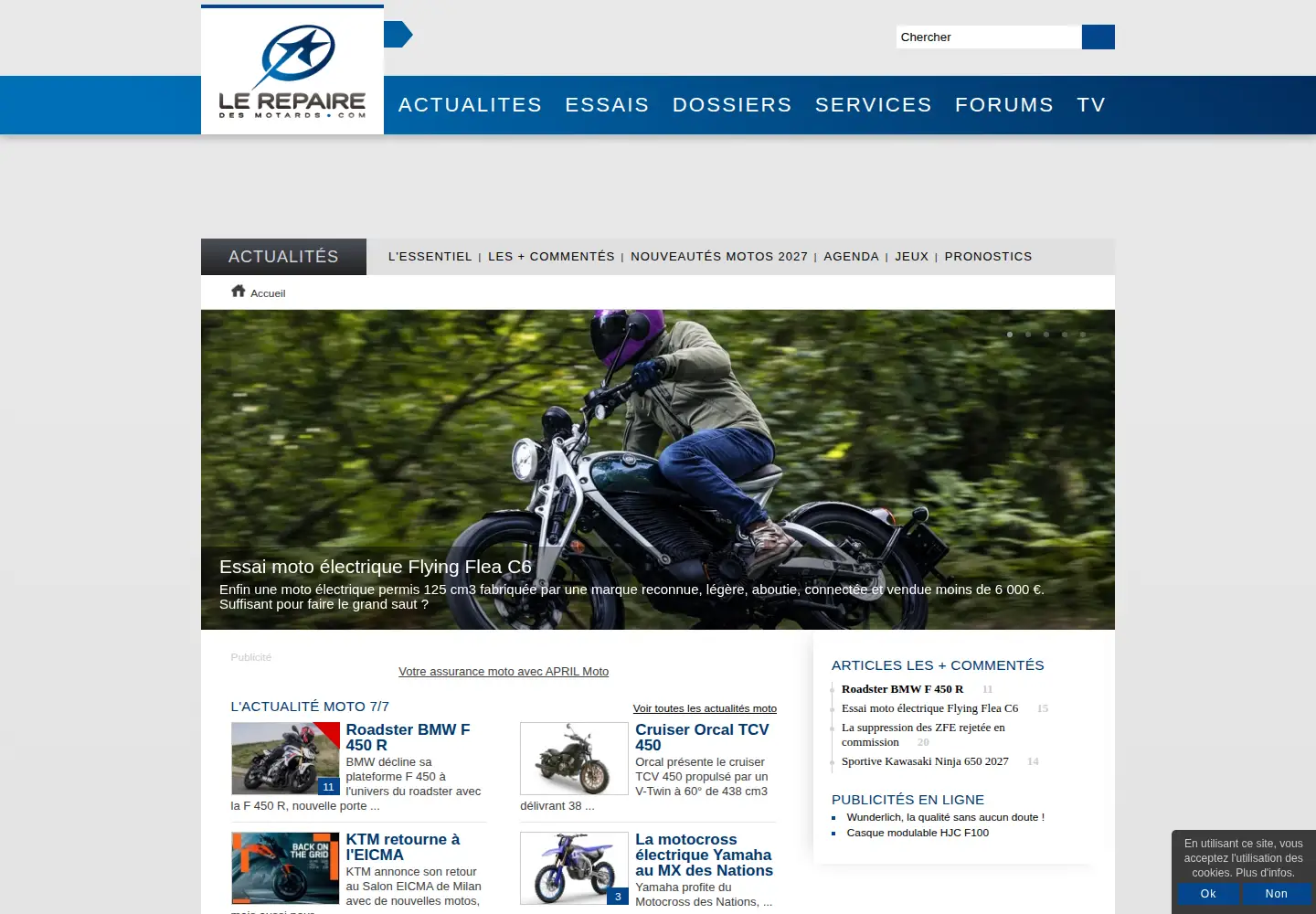 Captured homepage of lerepairedesmotards.com in the current scan