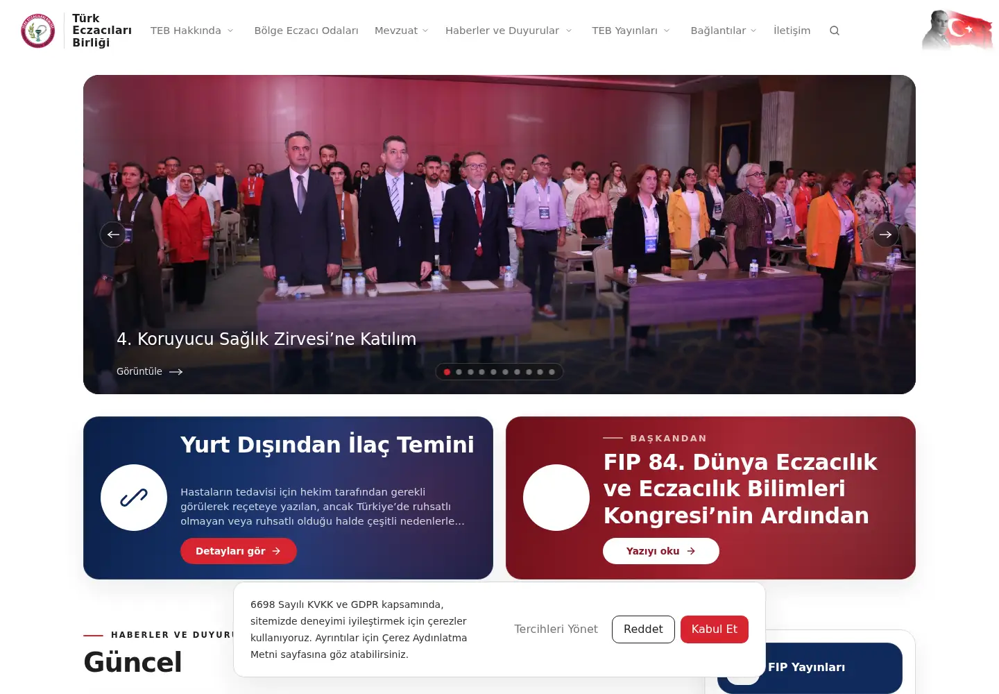 Screenshot of teb.org.tr