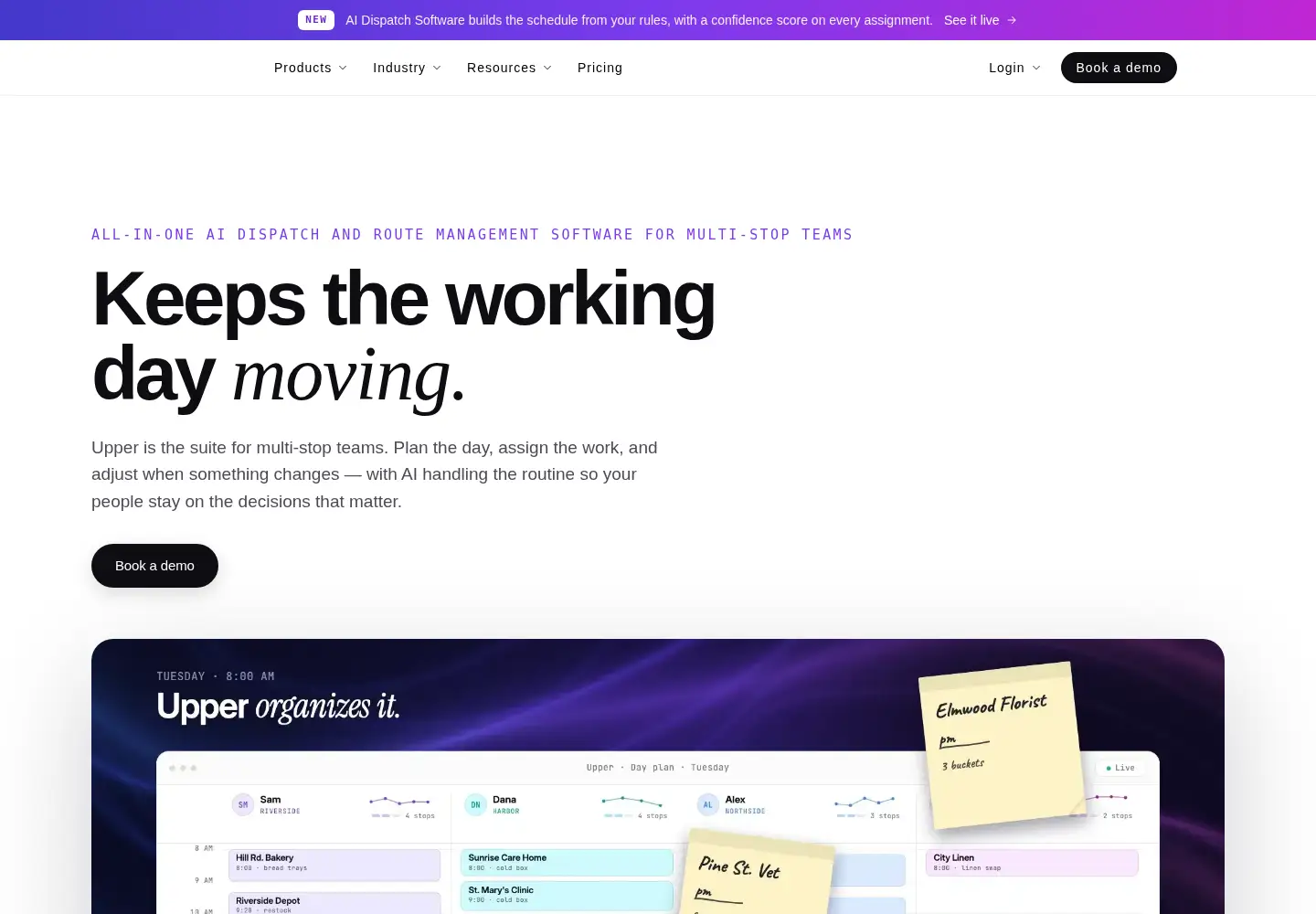 Screenshot of upperinc.com