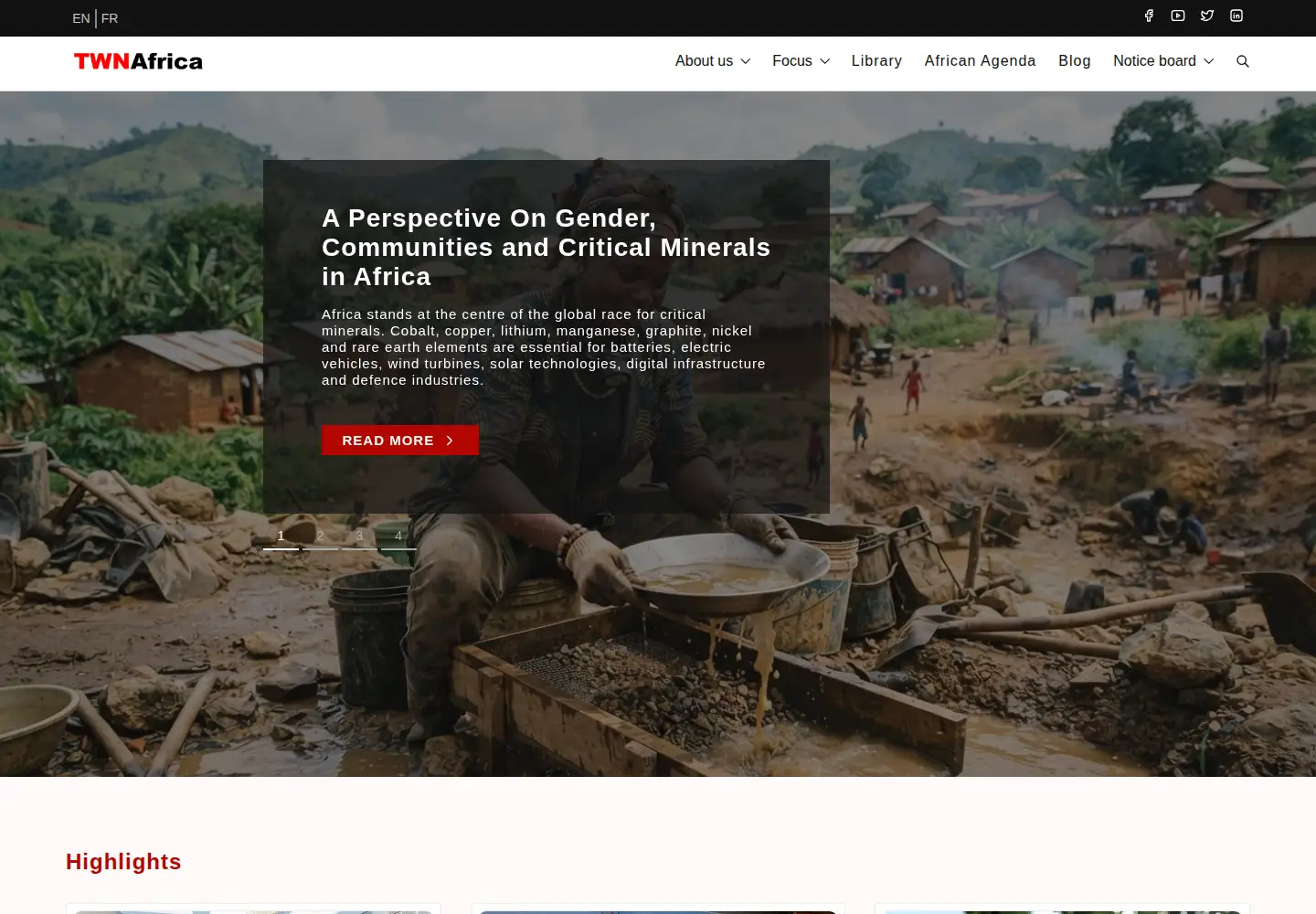 Screenshot of twnafrica.org