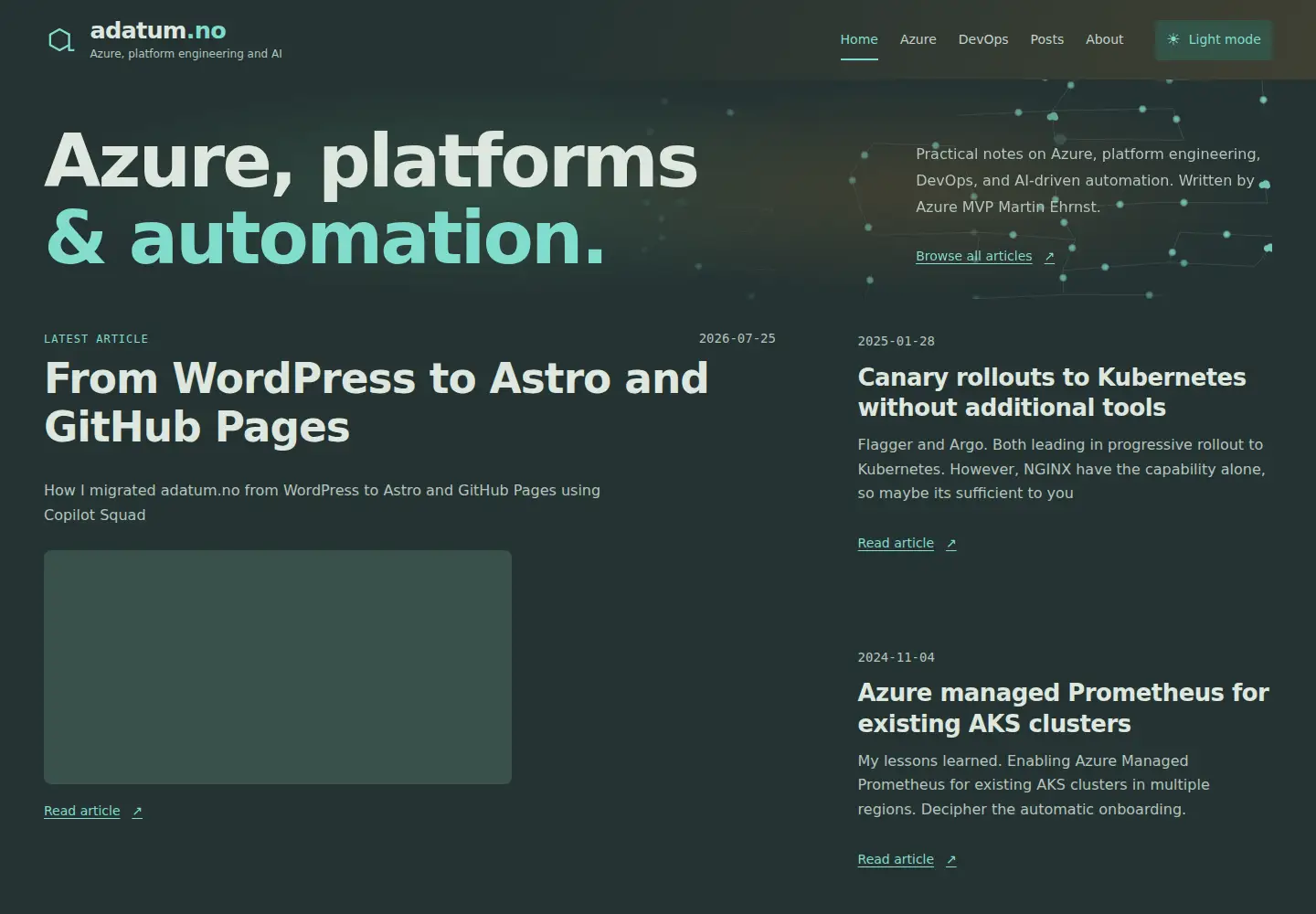 Screenshot of adatum.no