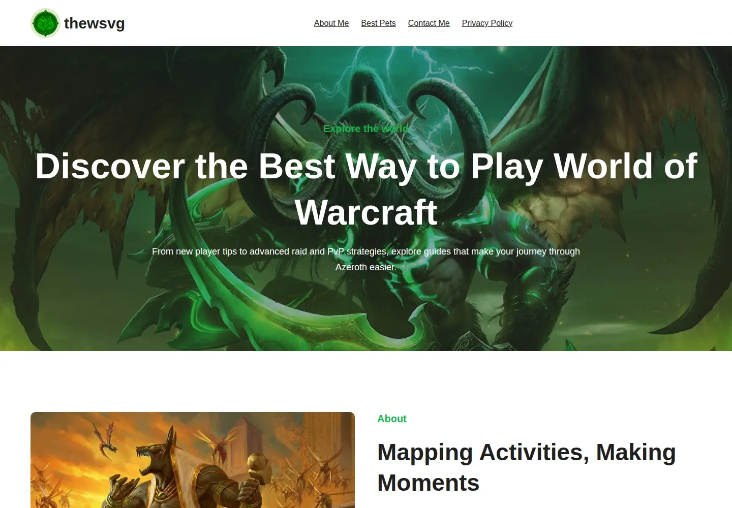Screenshot of thewsvg.com