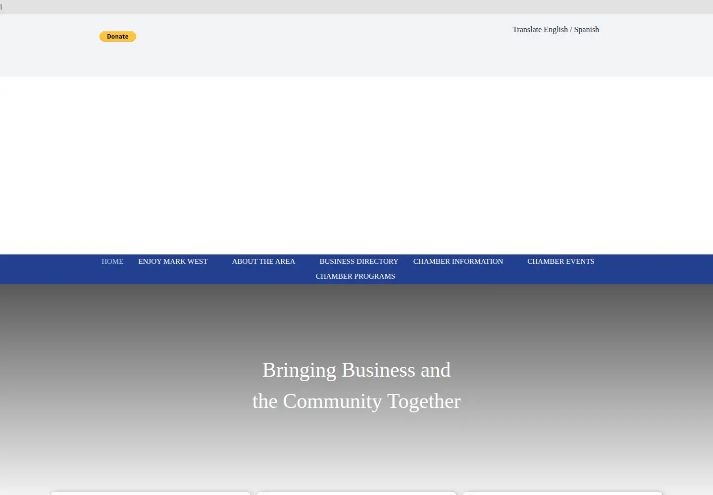 Screenshot of markwest.org