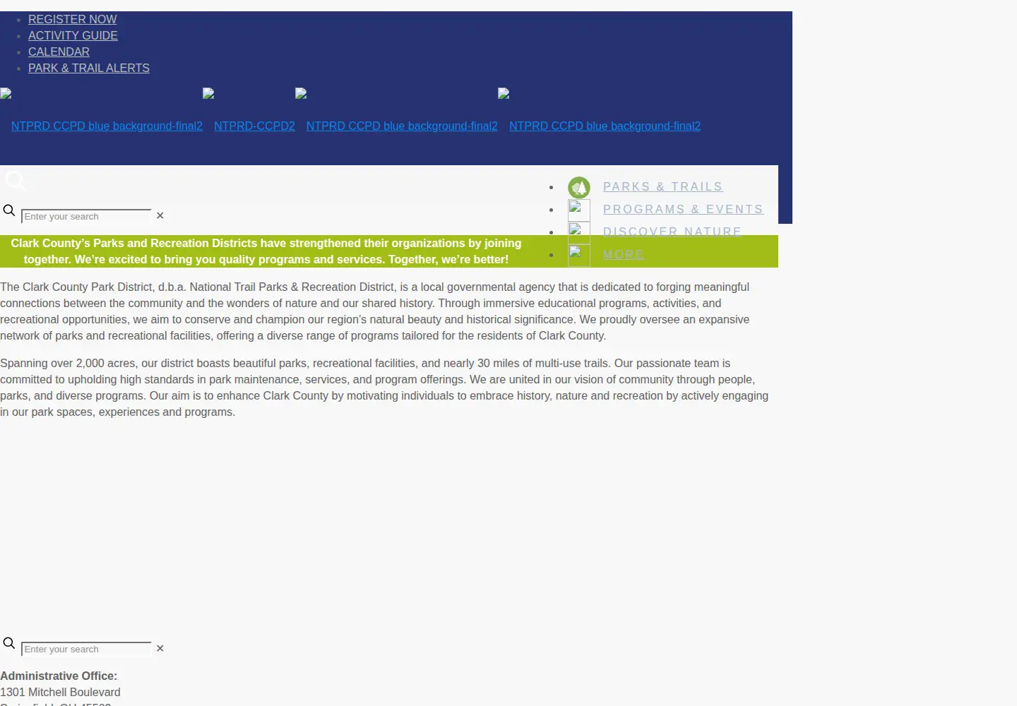 Screenshot of ntprd.org
