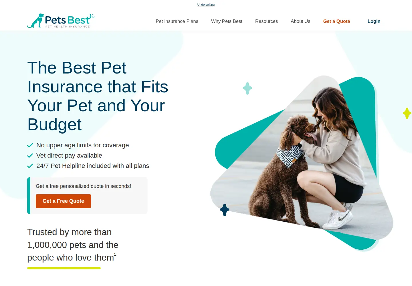 Screenshot of petsbest.com